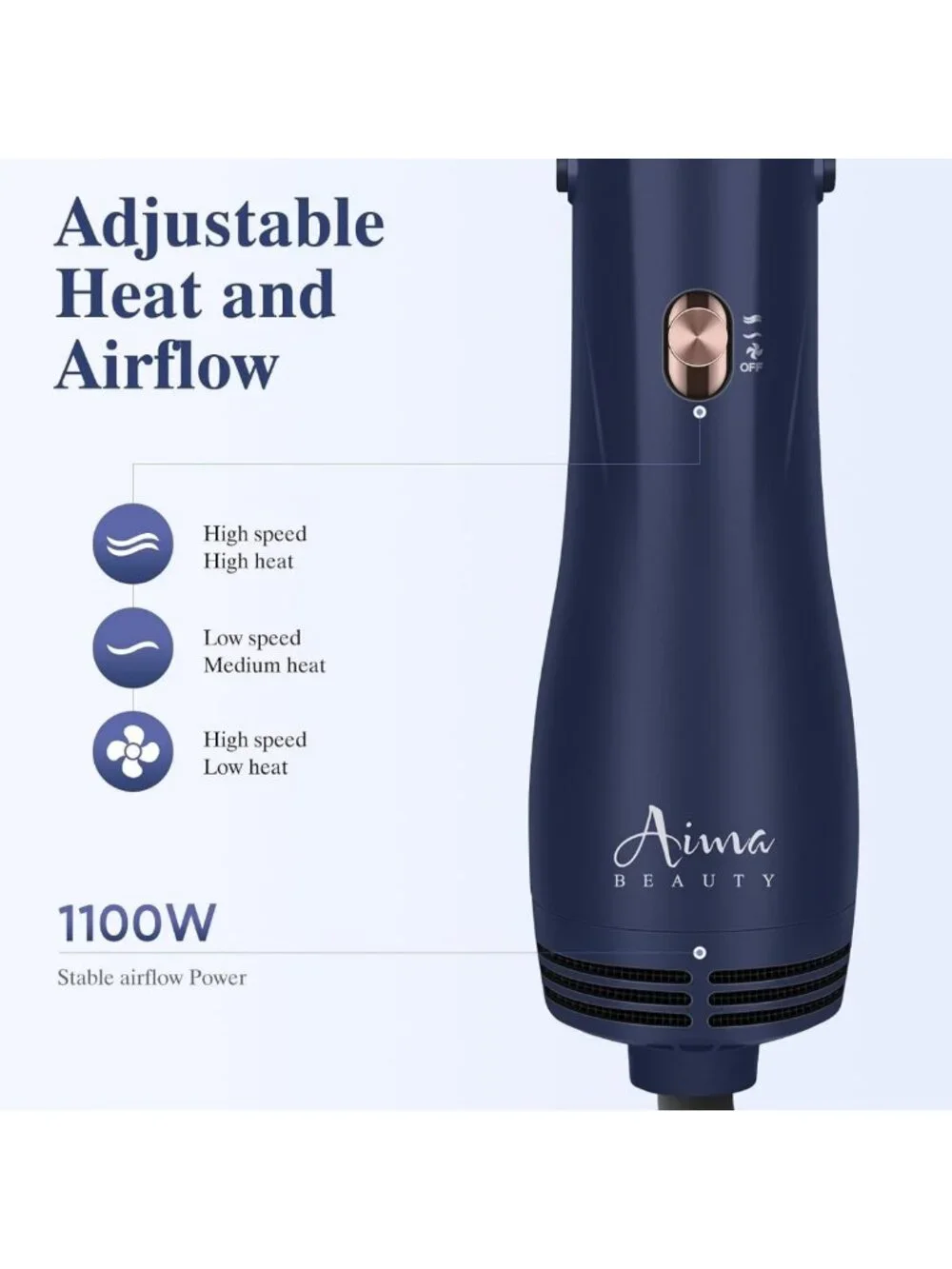 4-in-1 Round Blow Dryer Brush Set | Hair Styling Tool for Smooth, Voluminous